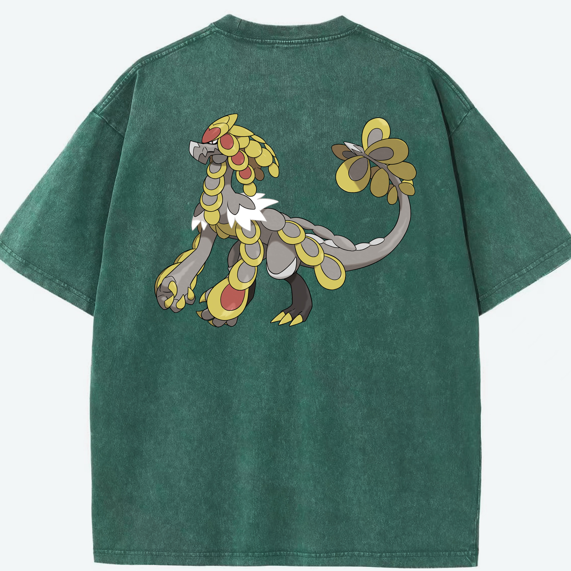 （画像用） ポケットモンスター Pokémon 綿100% ヴィンテージ風 半袖Tシャツ（背面プリント）